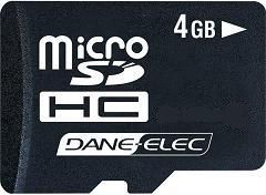 Dane-Elec - DA-SDMC-4096-R - Micro Secure Digital Card