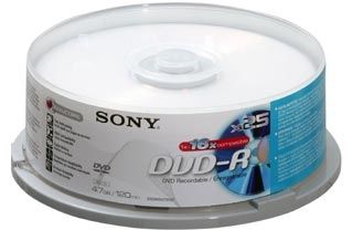Sony - 25DMR47BULK - DVDs