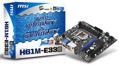 MSI - 911-7680-098 - Mboard p/ socket LGA 1155 (Intel)