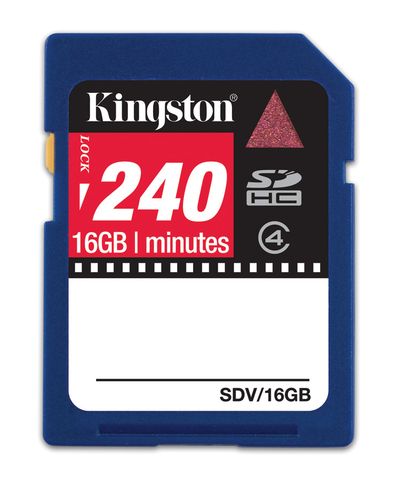 Kingston - SDV/16GB - Secure Digital Card