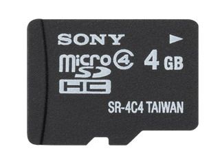 Sony - SR4A4 - Micro Secure Digital Card
