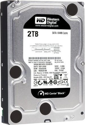 Western Digital - WD2002FAEX - Discos 3.5" SATA