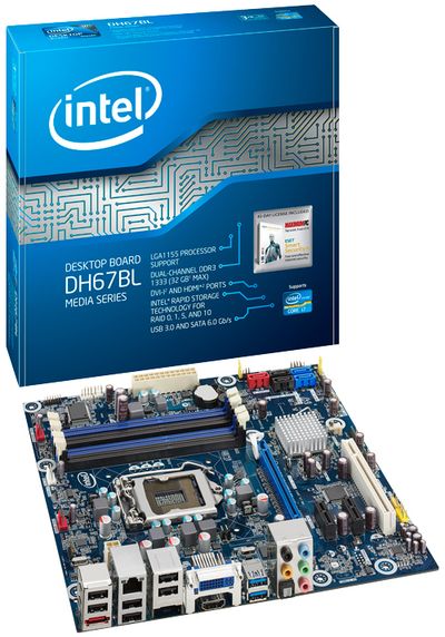 Intel - BLKDH67BL - Mboard p/ socket LGA1155 (Intel)