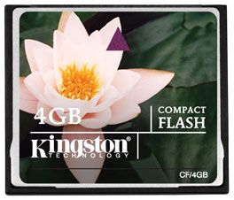Kingston - CF/4GB - Compact Flash Card